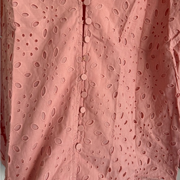 Pink Eyelet Top Size Small - Picture 3 of 5